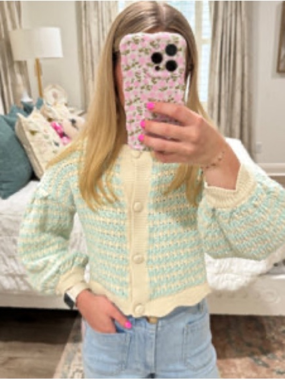 For Love & Lemons. Knit Cardigan